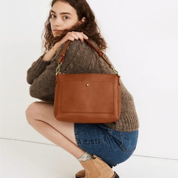 NEW Madewell Transport Crossbody Shoulder Bag English Saddle - Picture 4 of 16